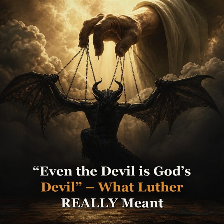 “Even the Devil is God’s Devil” – What Luther REALLY Meant