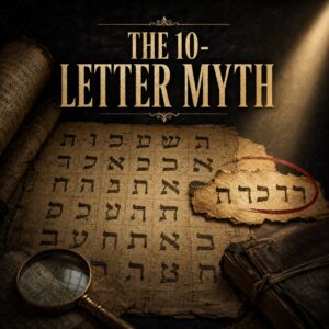 The 10-Letter Myth contrasted with a complete historical Hebrew alphabet